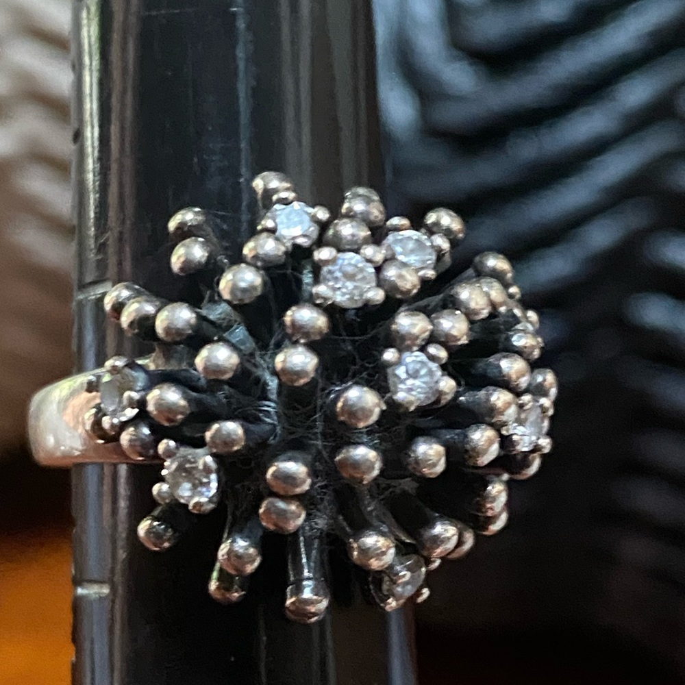 RARE SILPADA R2762 STARBURST RING 8-1/2”